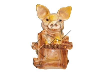 Design Pig Figure Garden Statue Sculpture Figures Sculptures Decoration C33